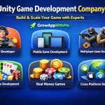 Unity Game Development Services by GrowAppWithMe: Build Scalable, Engaging Games for Every Platform