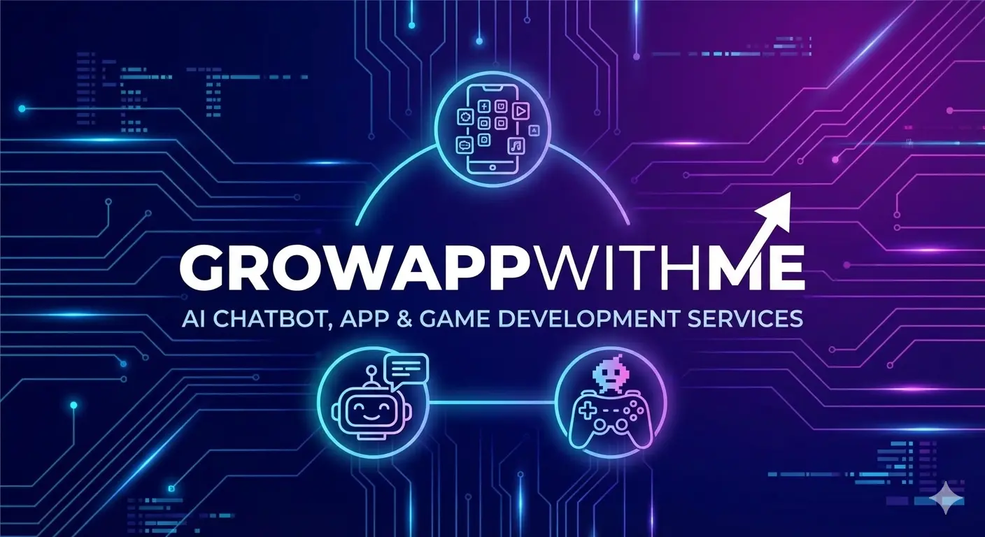 AI Chatbot, App & Game Development Services – GrowAppWithMe