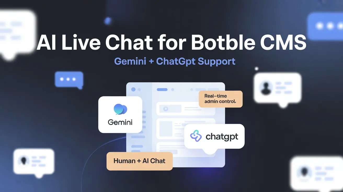 AI Live Chat Plugin for Botble CMS – Gemini & ChatGPT Powered Customer Support