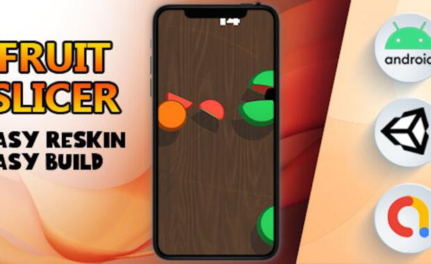 Fruit Slicer - Unity Hyper Casual Game (AdMob)
